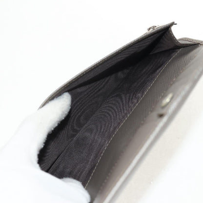 Salvatore Ferragamo Gancini Bifold Wallet Leather, GRAY, LEATHER, Wallets