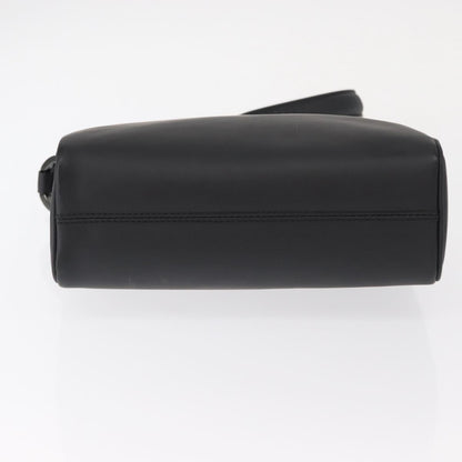 Salvatore Ferragamo Gancini Shoulder Bag Leather, BLACK, PATENT_LEATHER, Shoulder bag