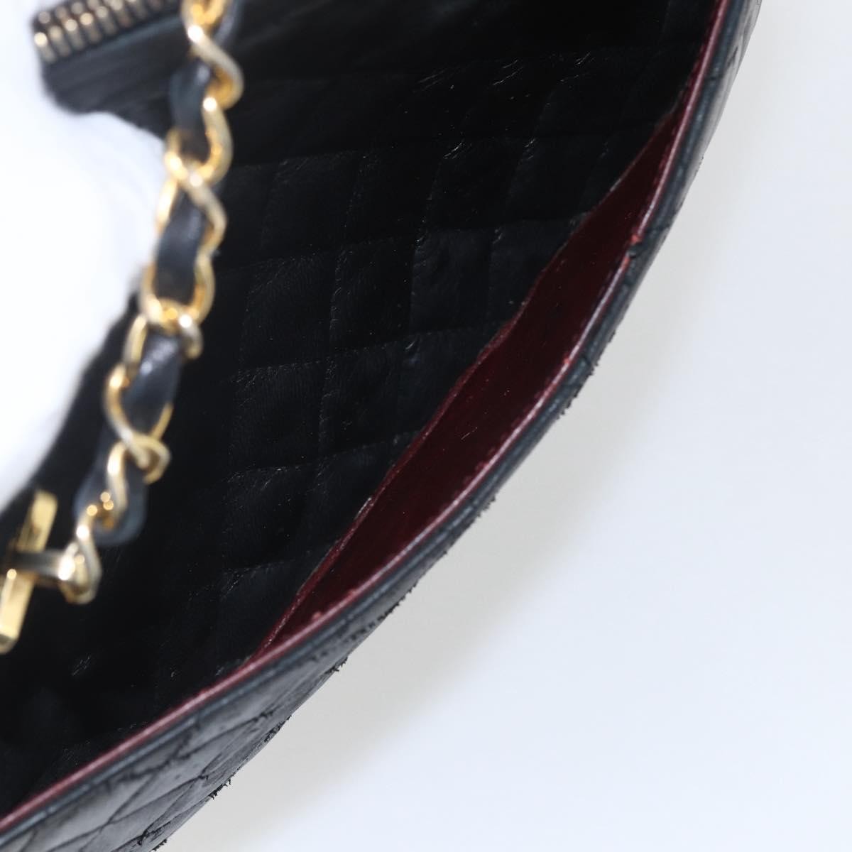 Chanel Vintage Camera Bag Quilted Leather, BLACK, LEATHER, Shoulder bag