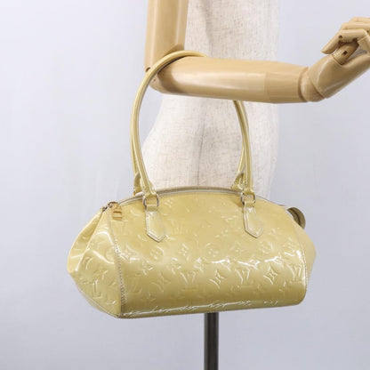 Louis Vuitton Sherwood Handbag Monogram Vernis, BEIGE, PATENT_LEATHER, Handbag