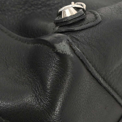 Balenciaga Papier A6 Classic Studs Bag Leather, BLACK, LEATHER, Tote bag