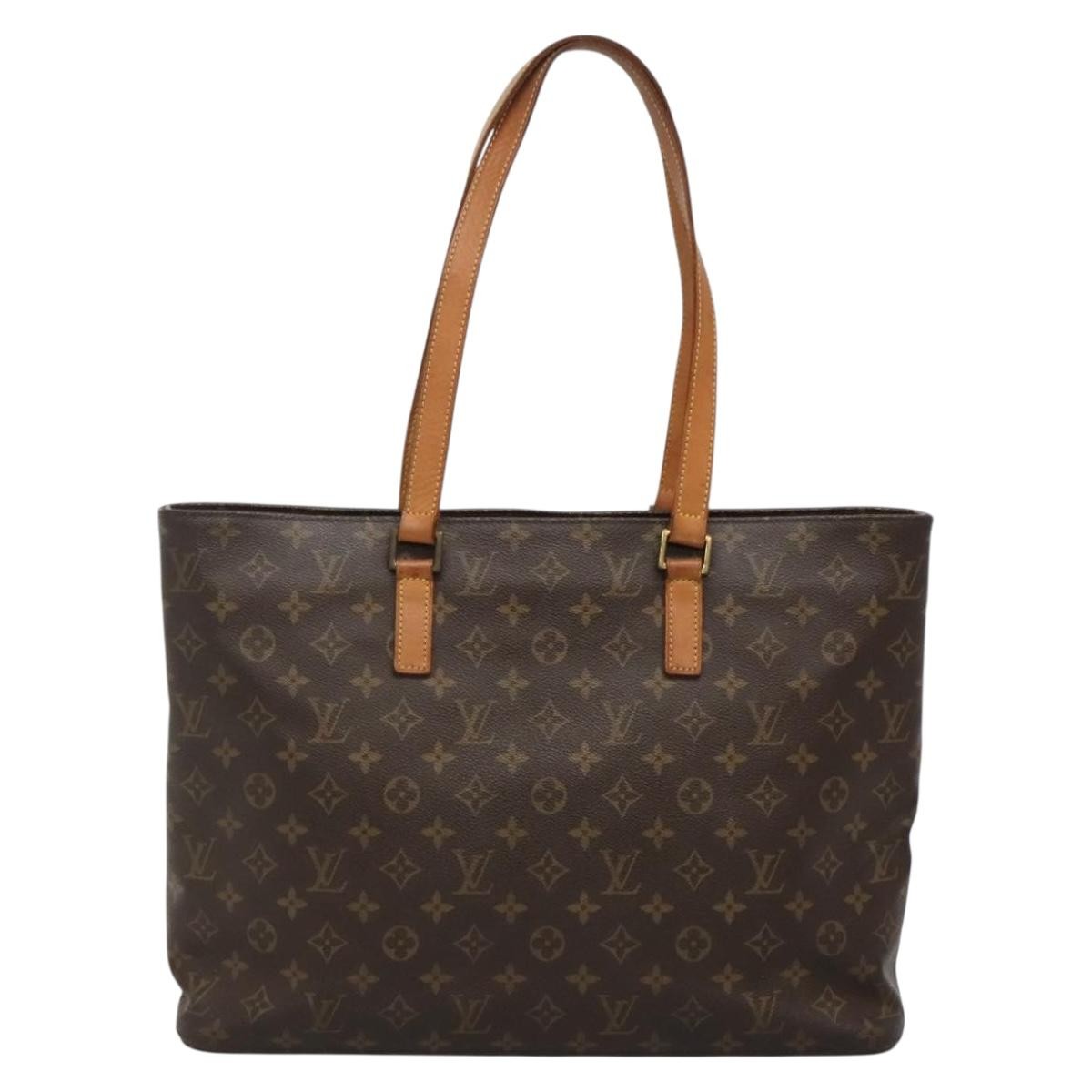 Louis Vuitton Luco Handbag Monogram Canvas, BROWN, CANVAS, Handbag
