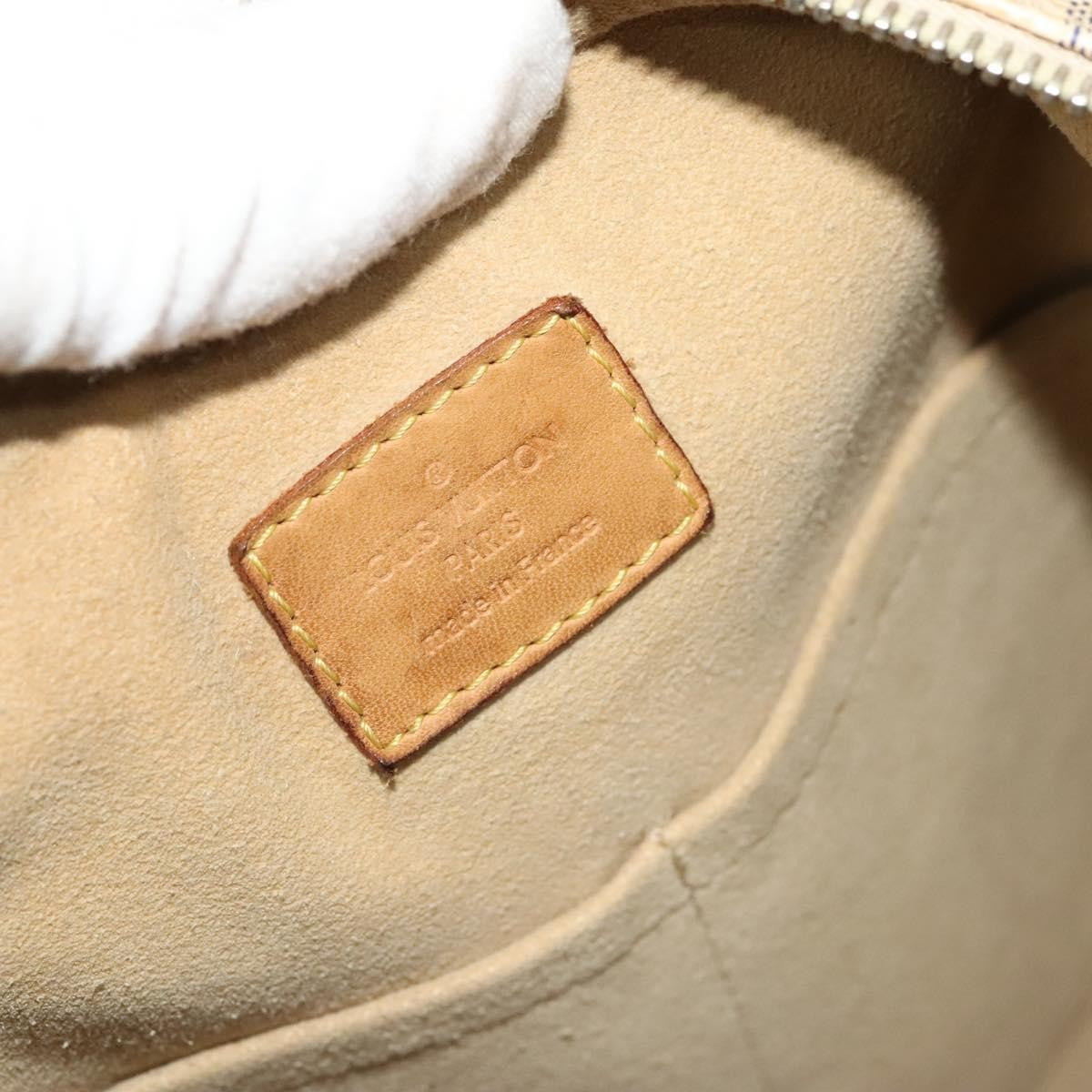 Louis Vuitton Evora Handbag Damier, WHITE, CANVAS, Handbag