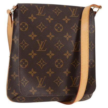 Louis Vuitton Musette Salsa Handbag Monogram Canvas, BROWN, CANVAS, Handbag