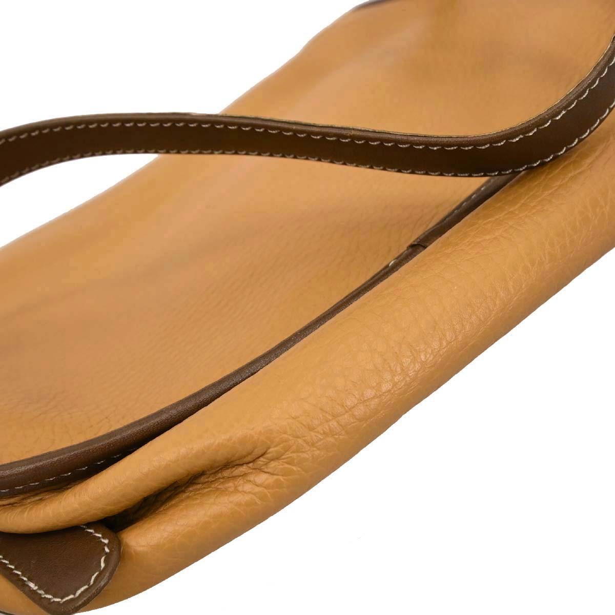 Loewe Anagram Shoulder Bag Leather, BROWN, LEATHER, Shoulder bag