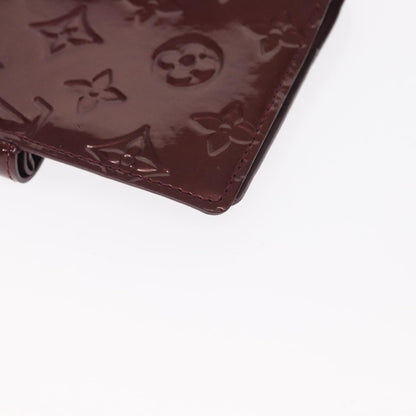 Louis Vuitton Mat Ring Agenda Cover Monogram Vernis, BURGUNDY, PATENT_LEATHER, Clutche & pouche