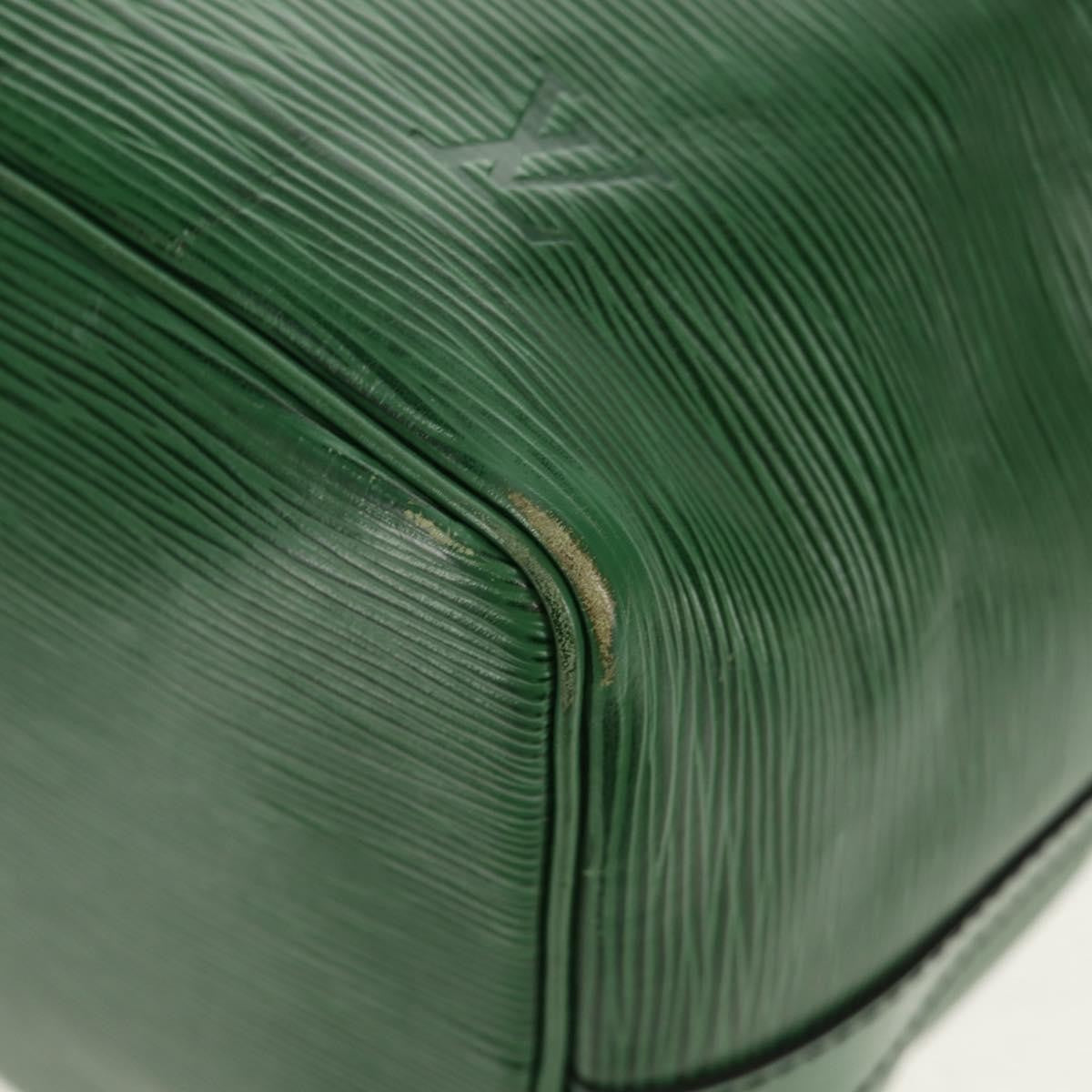 Louis Vuitton Petit Noe Handbag Epi Leather, GREEN, LEATHER, Shoulder bag