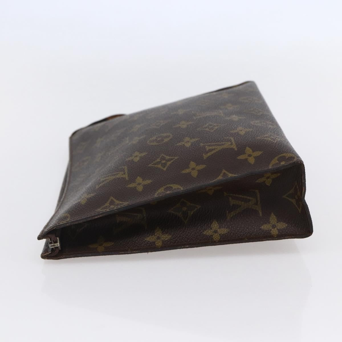 Louis Vuitton Toiletry Pouch Monogram Canvas, BROWN, CANVAS, Clutche & pouche