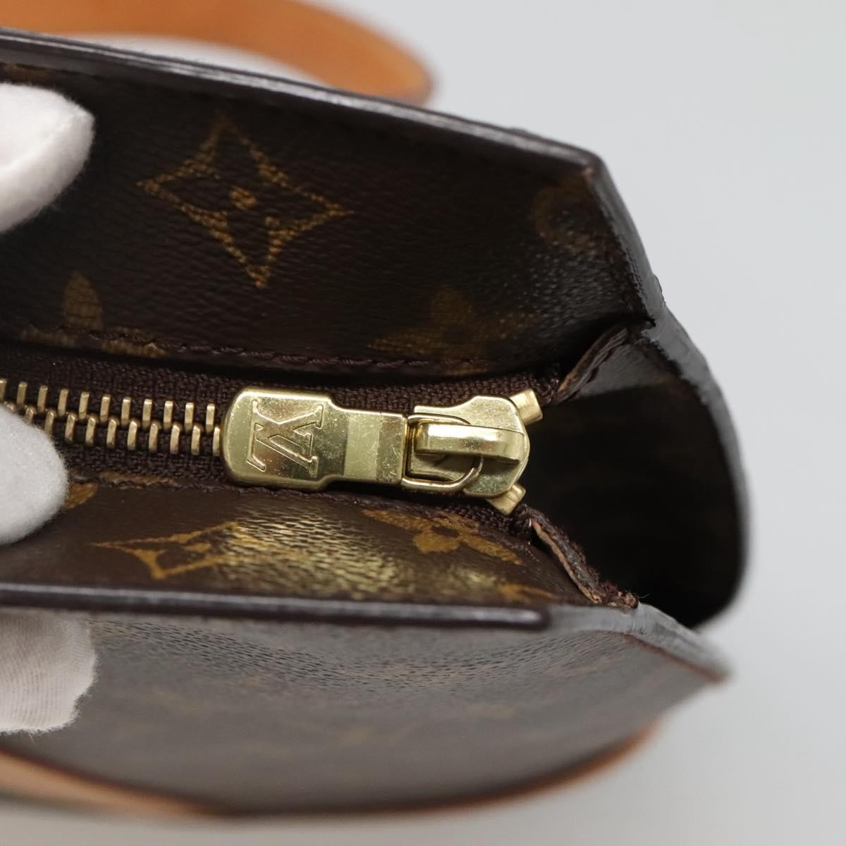 Louis Vuitton Babylone Handbag Monogram Canvas, BROWN, CANVAS, Tote bag