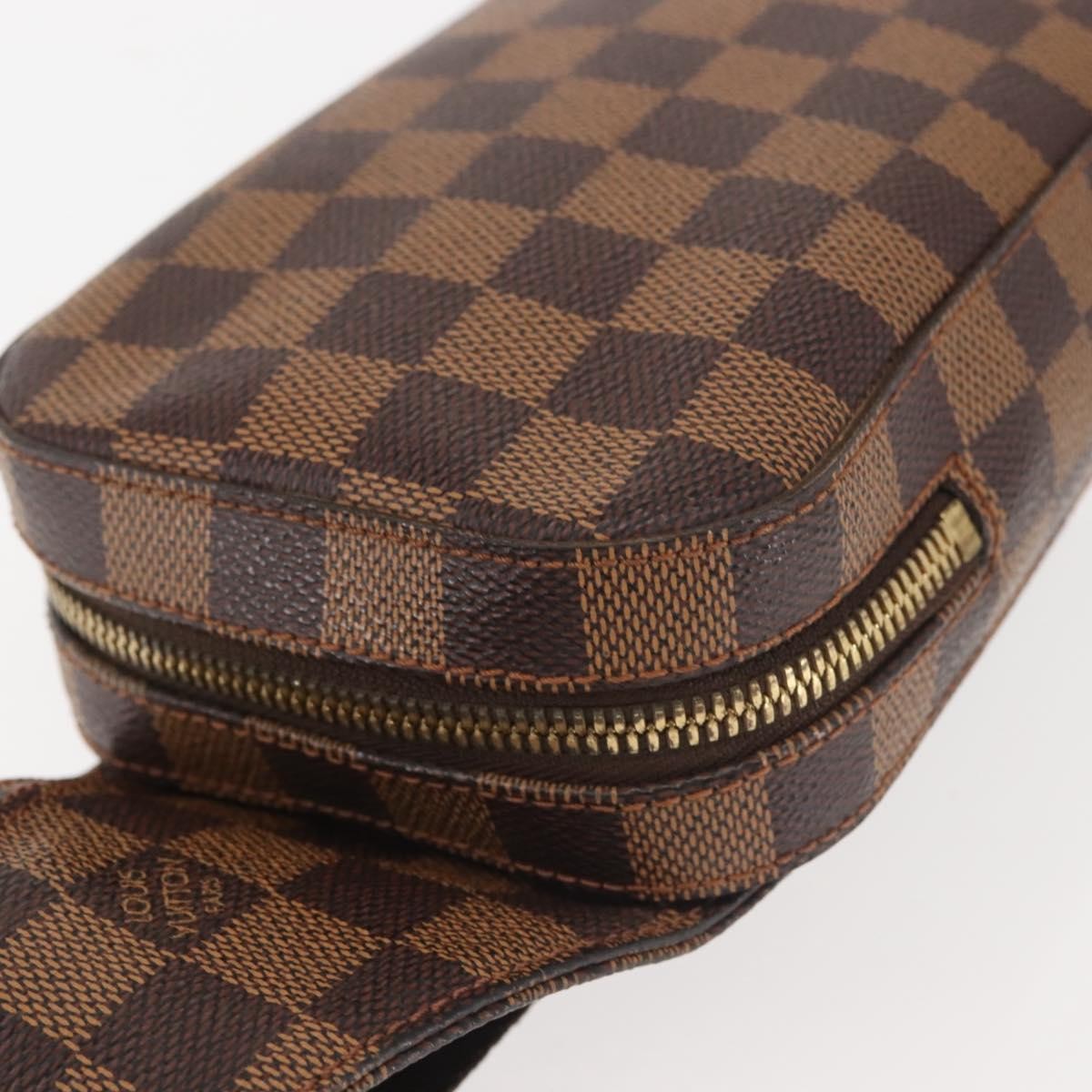 Louis Vuitton Geronimos Waist Bag Damier, BROWN, CANVAS, Shoulder bag