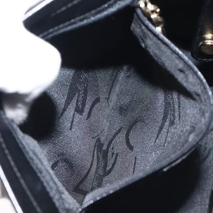 Salvatore Ferragamo Vala Shoulder Bag Leather, BLACK, LEATHER, Shoulder bag