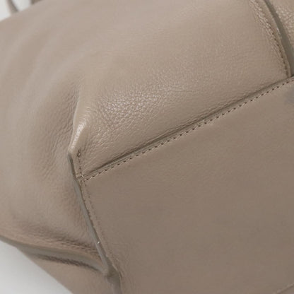 Chloe Vick Tote Leather, BEIGE, LEATHER, Tote bag