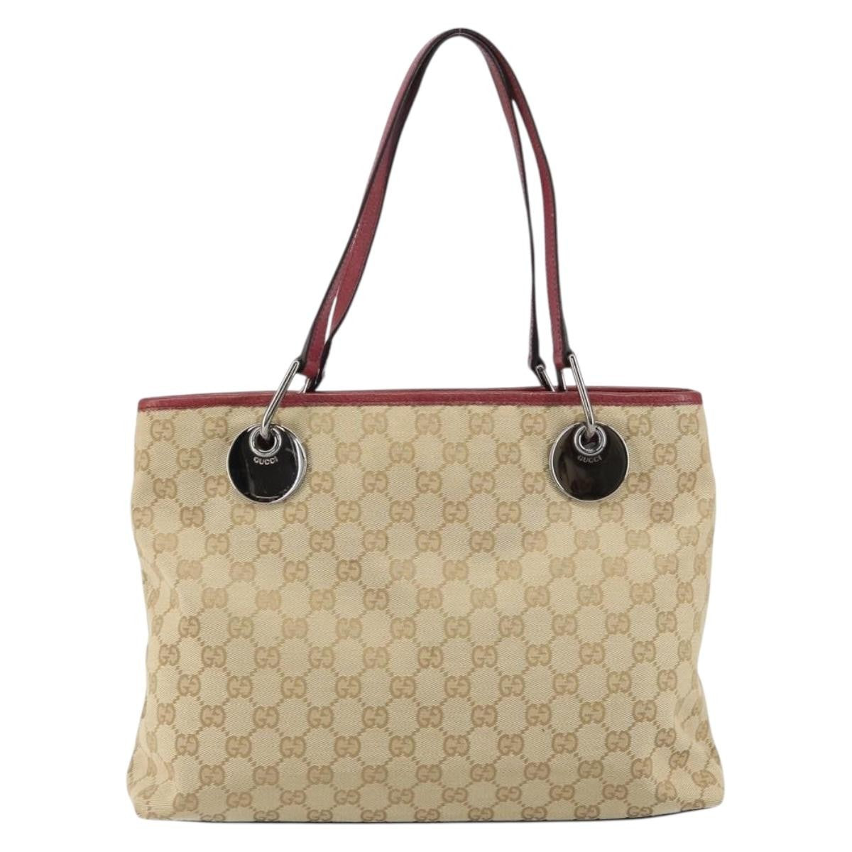 Gucci Eclipse Tote Medium, BEIGE, CANVAS, Tote bag