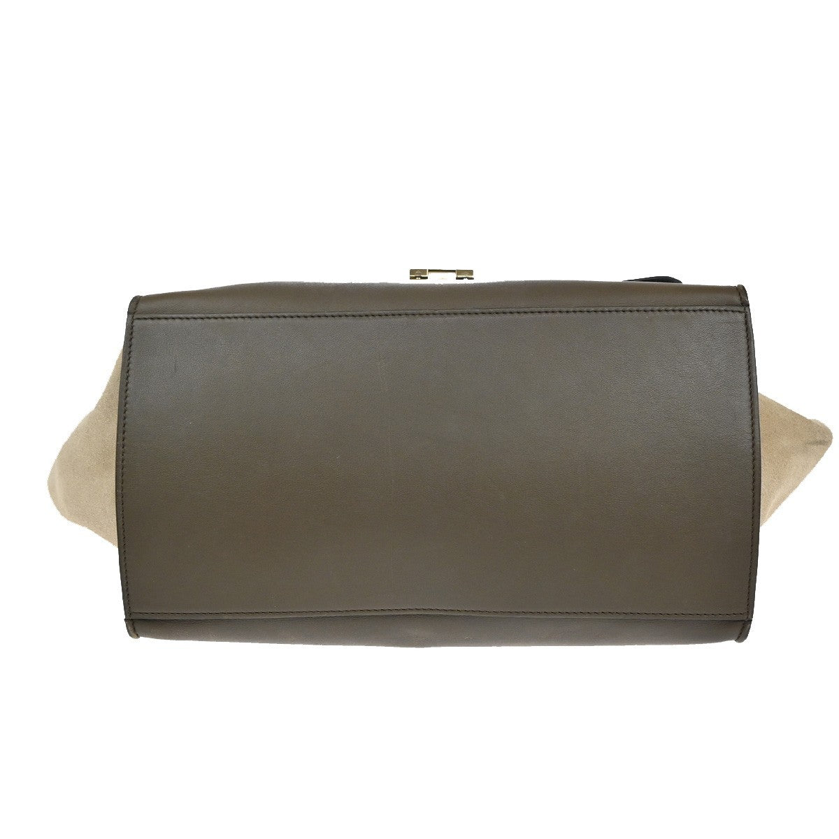 Celine Trapeze Bag Leather with Suede, Multicolour, Leather, Handbag