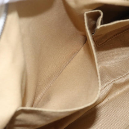 Salvatore Ferragamo Gancini handbag Leather, BEIGE, LEATHER, Handbag