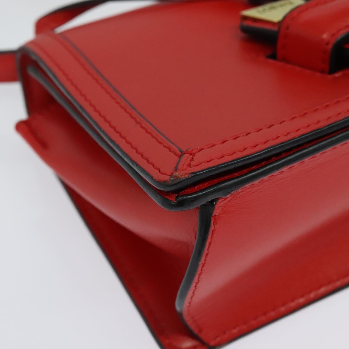 Loewe Barcelona Shoulder Bag Leather, RED, LEATHER, Shoulder bag