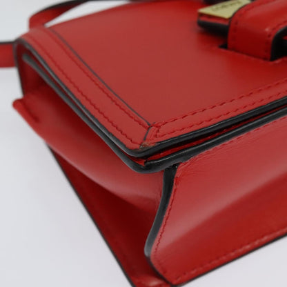 Loewe Barcelona Shoulder Bag Leather, RED, LEATHER, Shoulder bag