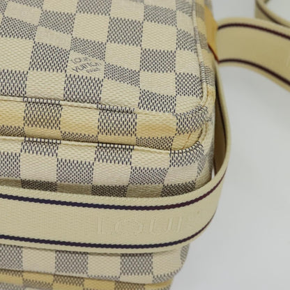 Louis Vuitton Naviglio Handbag Damier, WHITE, CANVAS, Shoulder bag