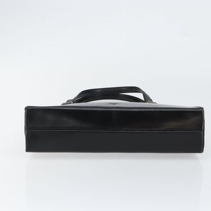 Prada Vintage Handbag Leather, BLACK, LEATHER, Handbag