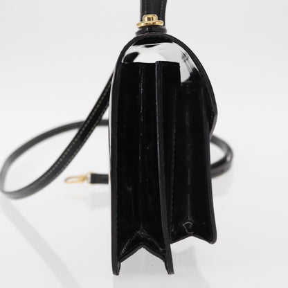 Louis Vuitton Monceau Handbag Vernis, BLACK, PATENT_LEATHER, Handbag