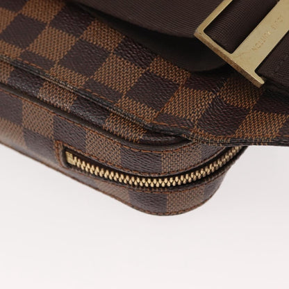 Louis Vuitton Geronimos Waist Bag Damier, BROWN, CANVAS, Shoulder bag