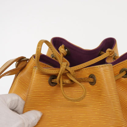 Louis Vuitton Petit Noe Handbag Epi Leather, YELLOW, LEATHER, Shoulder bag