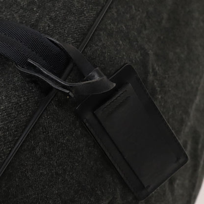 Prada Boston Bag Wool, GRAY, WOOL, Travel bag