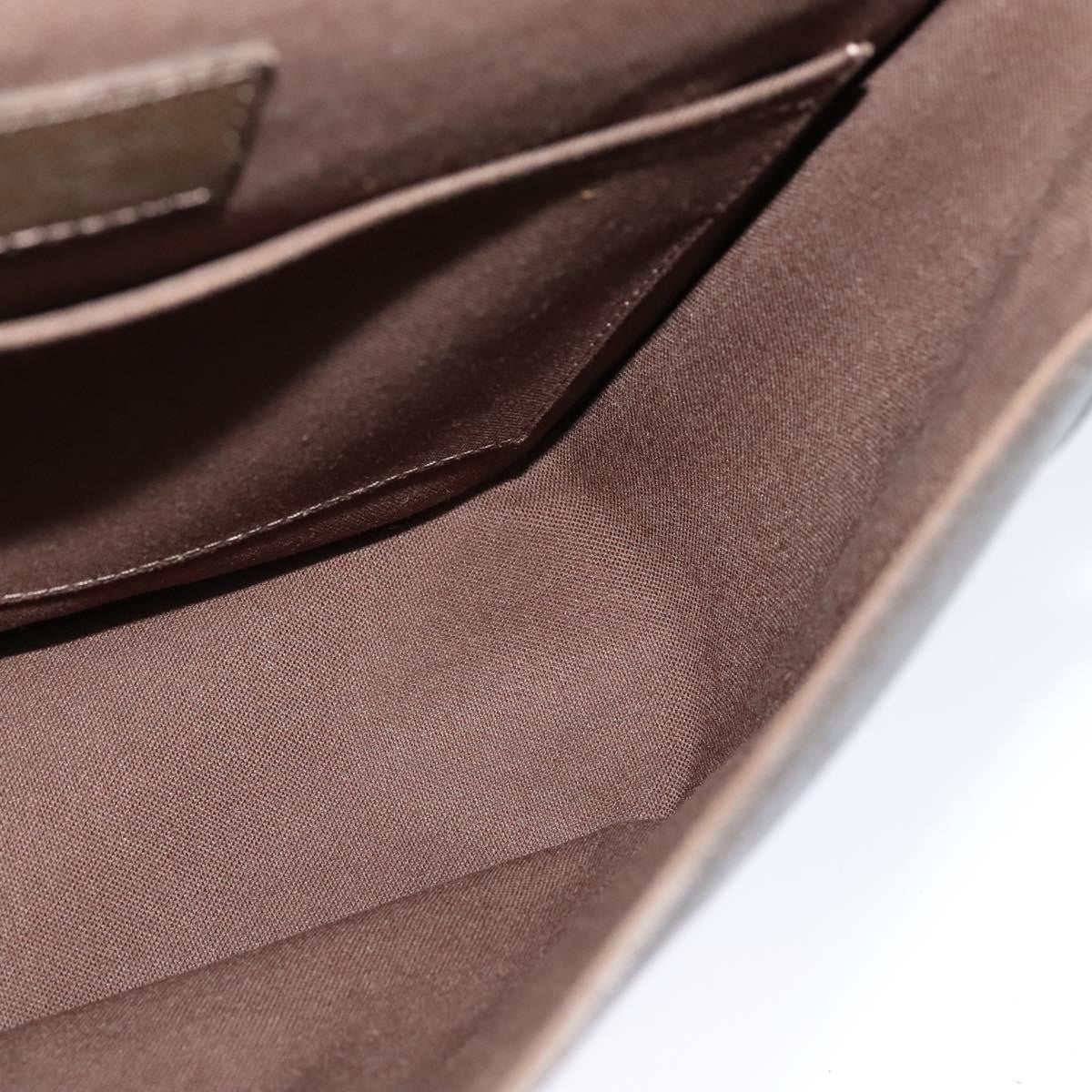 Louis Vuitton Andrei Messenger Bag Taiga Leather, BROWN, LEATHER, Shoulder bag