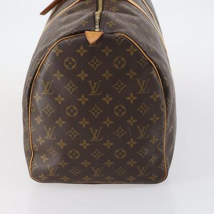Louis Vuitton Keepall Bag Monogram Canvas, BROWN, CANVAS, Travel bag