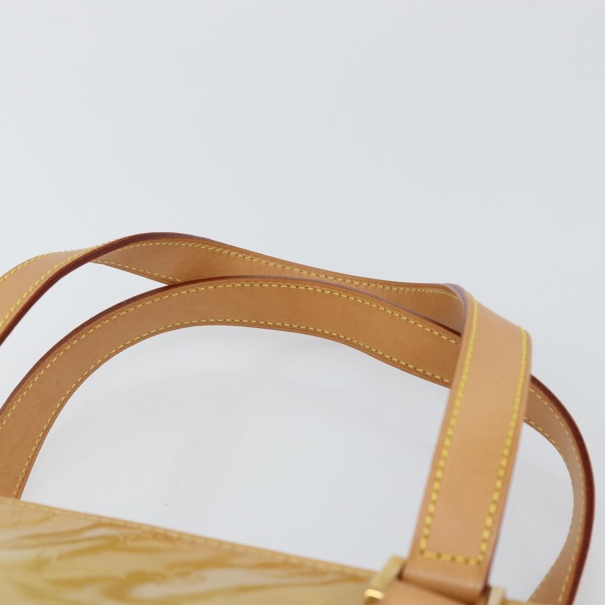 Louis Vuitton Houston Handbag Monogram Vernis, BEIGE, PATENT_LEATHER, Handbag