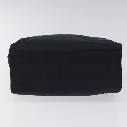 Prada Metal Handles Tote Tessuto, NAVY, NYLON, Handbag