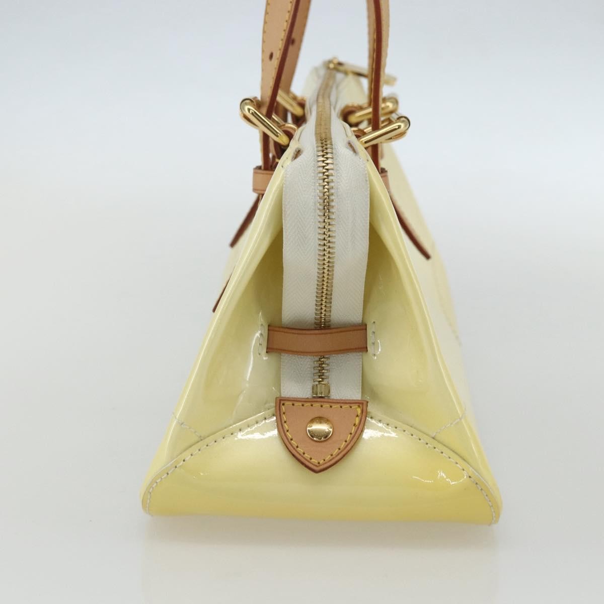 Louis Vuitton Rosewood Avenue Handbag Monogram Vernis, YELLOW, PATENT_LEATHER, Handbag