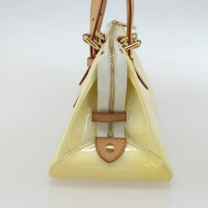Louis Vuitton Rosewood Avenue Handbag Monogram Vernis, YELLOW, PATENT_LEATHER, Handbag
