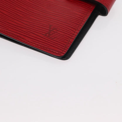 Louis Vuitton Agenda Cover Epi Leather, RED, LEATHER, Wallets
