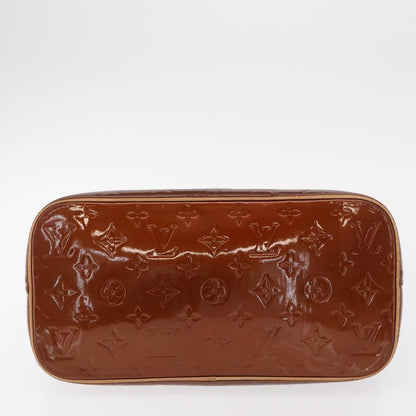 Louis Vuitton Houston Handbag Monogram Vernis, BROWN, PATENT_LEATHER, Handbag