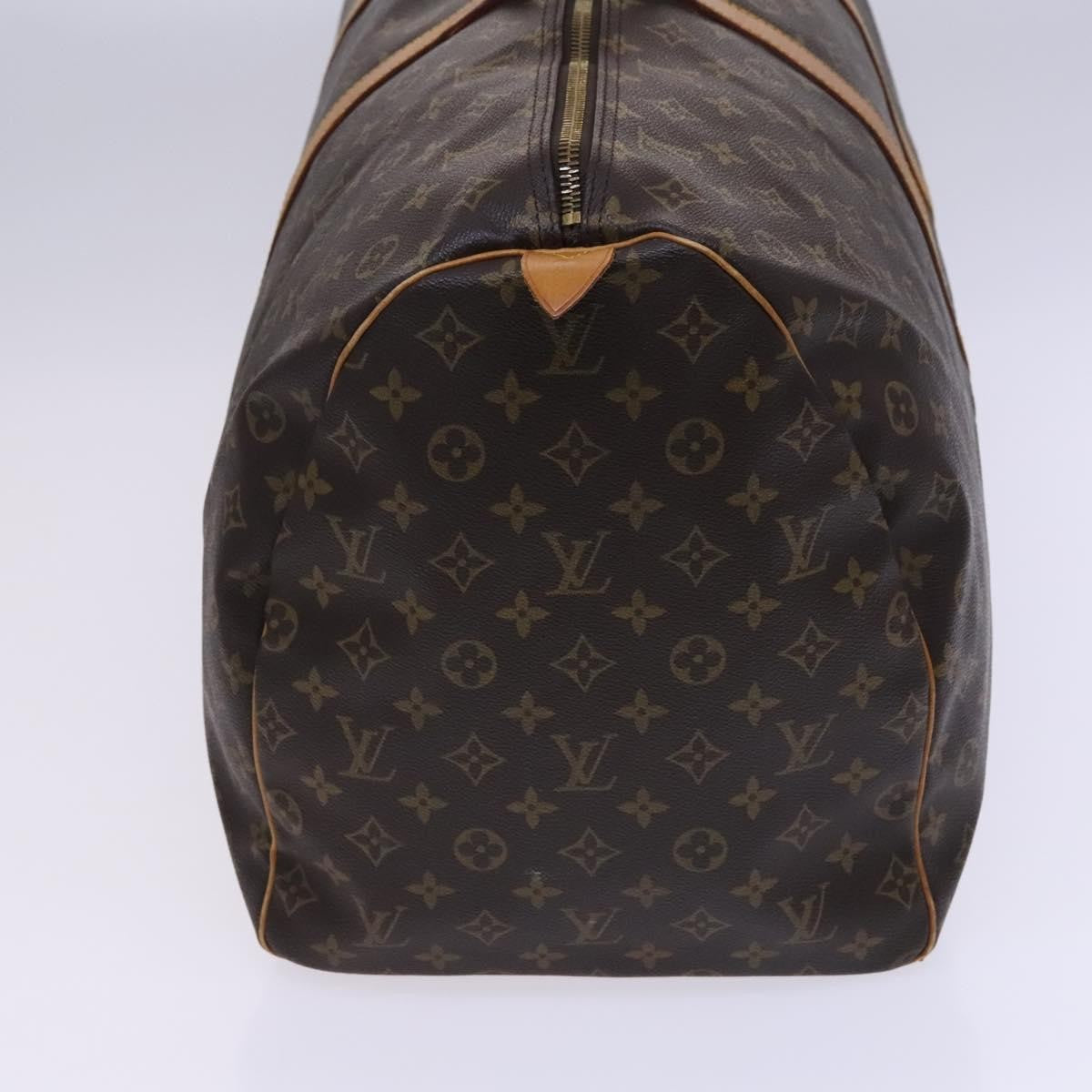 Louis Vuitton Keepall Bag Monogram Canvas, BROWN, CANVAS, Travel bag