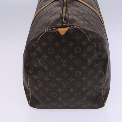 Louis Vuitton Keepall Bag Monogram Canvas, BROWN, CANVAS, Travel bag