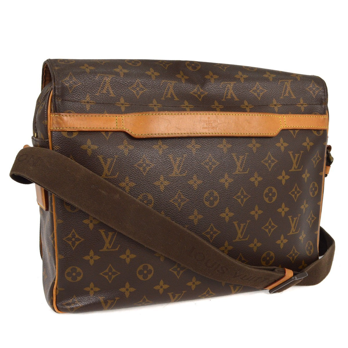 Louis Vuitton Abbesses Messenger Bag Monogram Canvas, BROWN, CANVAS, Shoulder bag
