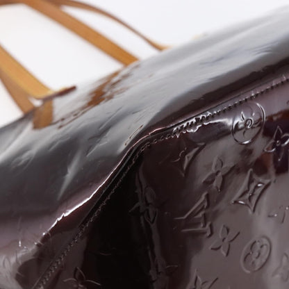 Louis Vuitton Bellevue Handbag Monogram Vernis, PURPLE, PATENT_LEATHER, Tote bag