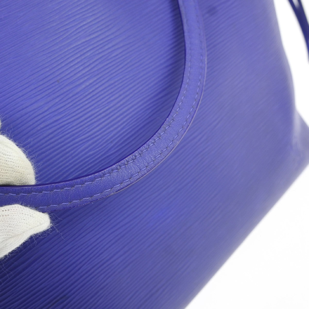 Louis Vuitton Neverfull Tote Epi Leather, BLUE, LEATHER, Tote bag