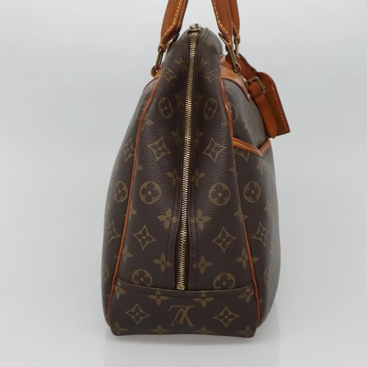 Louis Vuitton Deauville Handbag Monogram Canvas, BROWN, CANVAS, Handbag