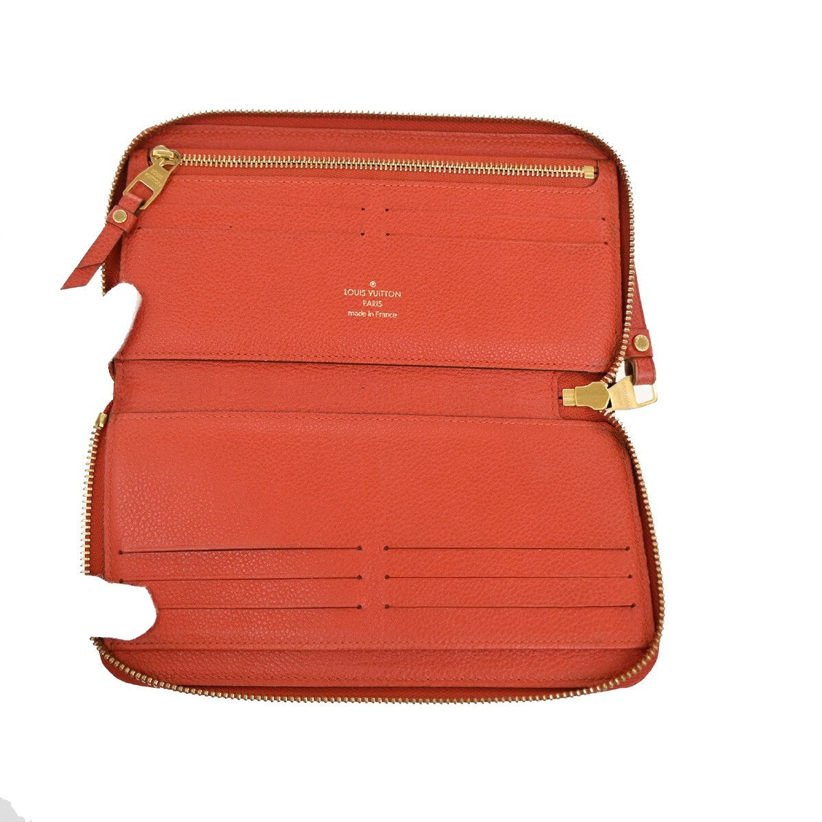 Louis Vuitton Secret Wallet Monogram Empreinte Leather, RED, LEATHER, Wallets