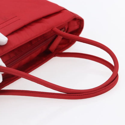 Prada Vintage Tote Tessuto, RED, NYLON, Tote bag