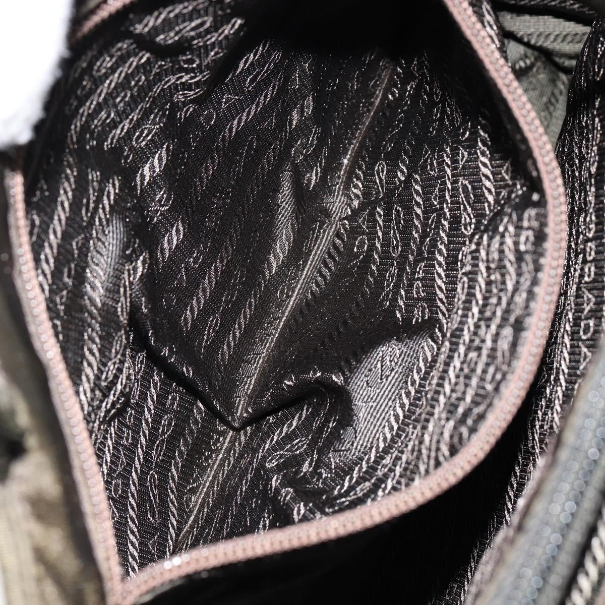 Prada Vintage Zip Tote Tessuto, KHAKI, NYLON, Tote bag