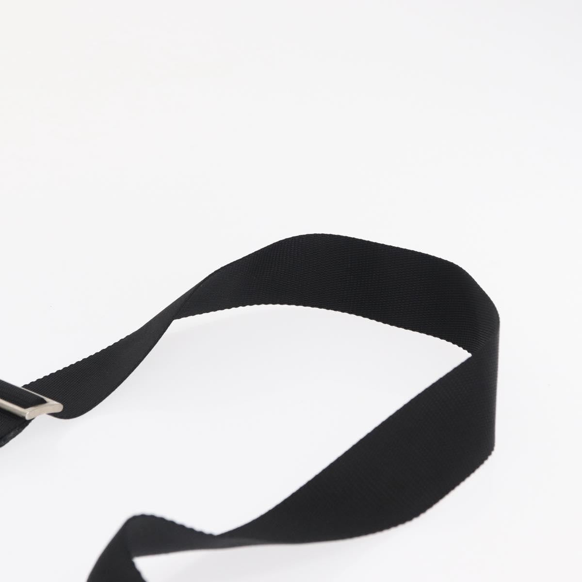 Prada Zip Top Messenger Bag Tessuto, BLACK, NYLON, Shoulder bag