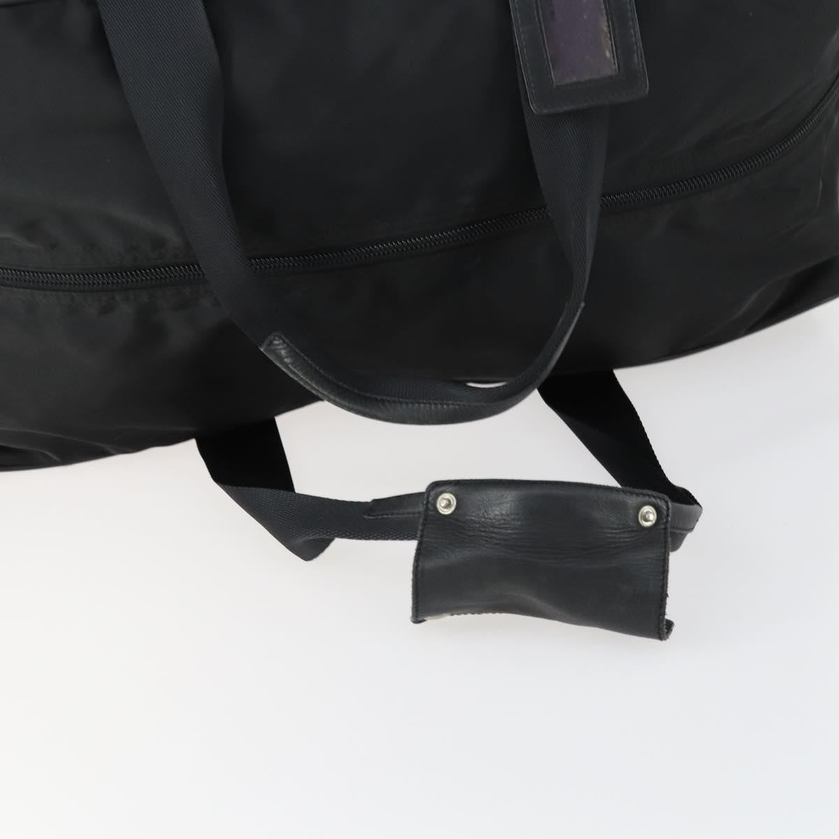 Prada Weekend Duffle Bag Tessuto, BLACK, NYLON, Travel bag