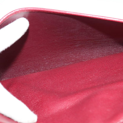 Christian Dior CD Shoulder bag Leather, BURGUNDY, LEATHER, Shoulder bag