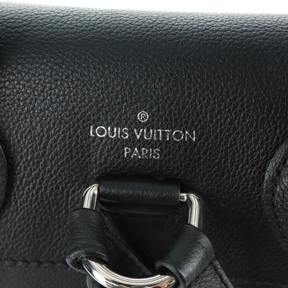 Louis Vuitton Lockme Backpack Leather, BLACK, LEATHER, Backpack