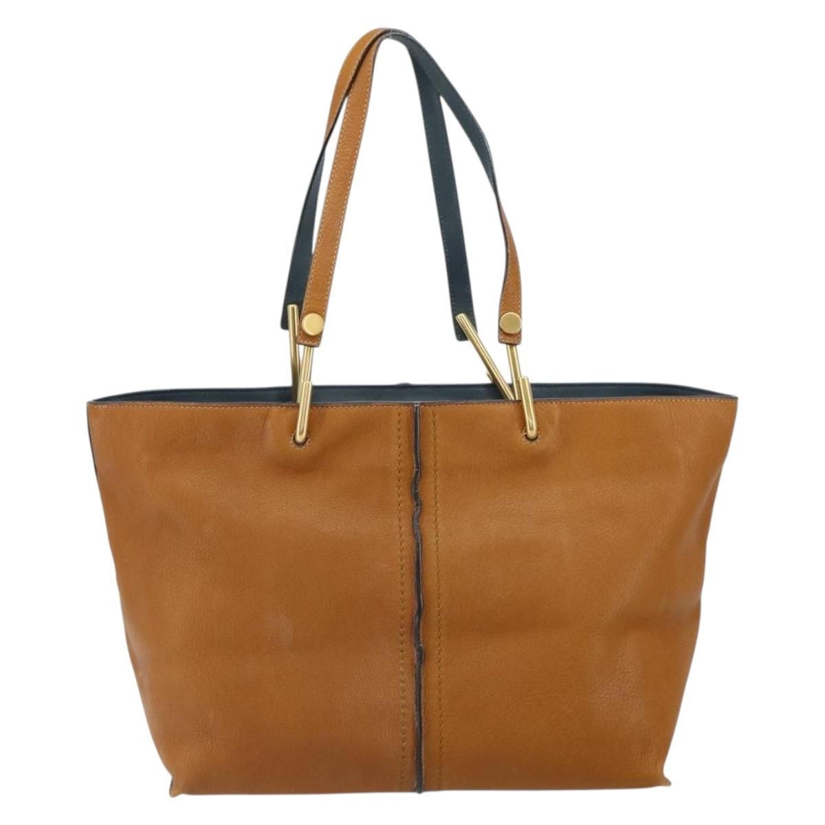 Chloe Keri Tote Leather, BROWN, LEATHER, Tote bag