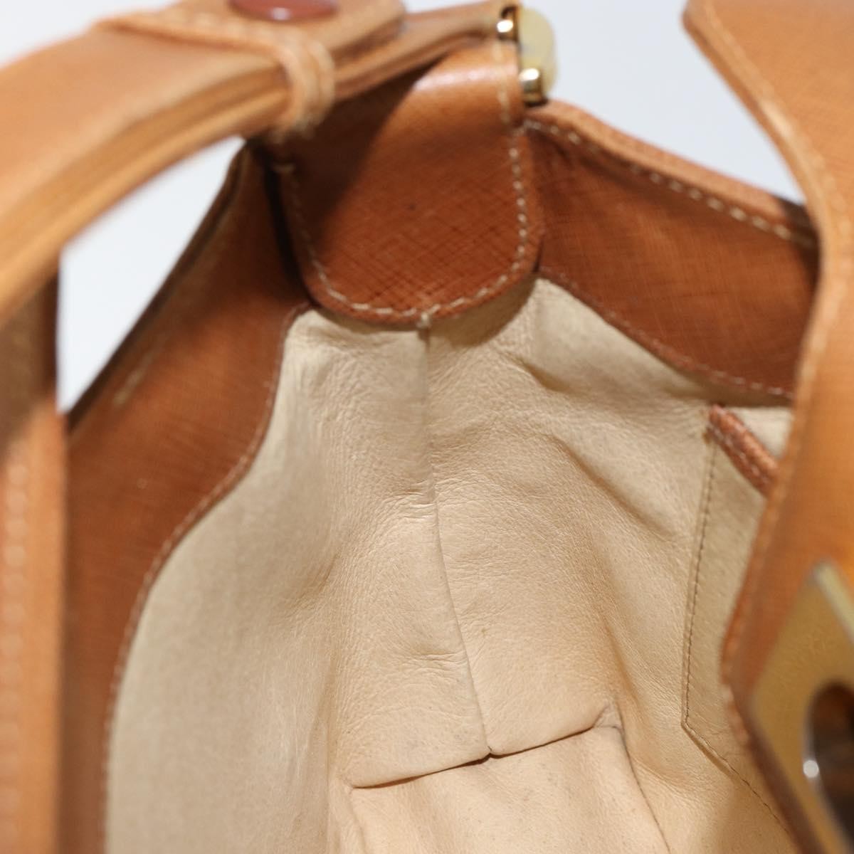 Gucci Vintage Shoulder Bag Leather, BROWN, LEATHER, Shoulder bag